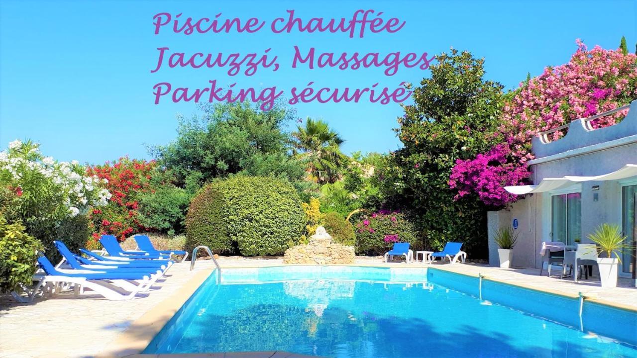 Hotel Les Jardins De Bormes, Sauna & Jacuzzi Luaran gambar