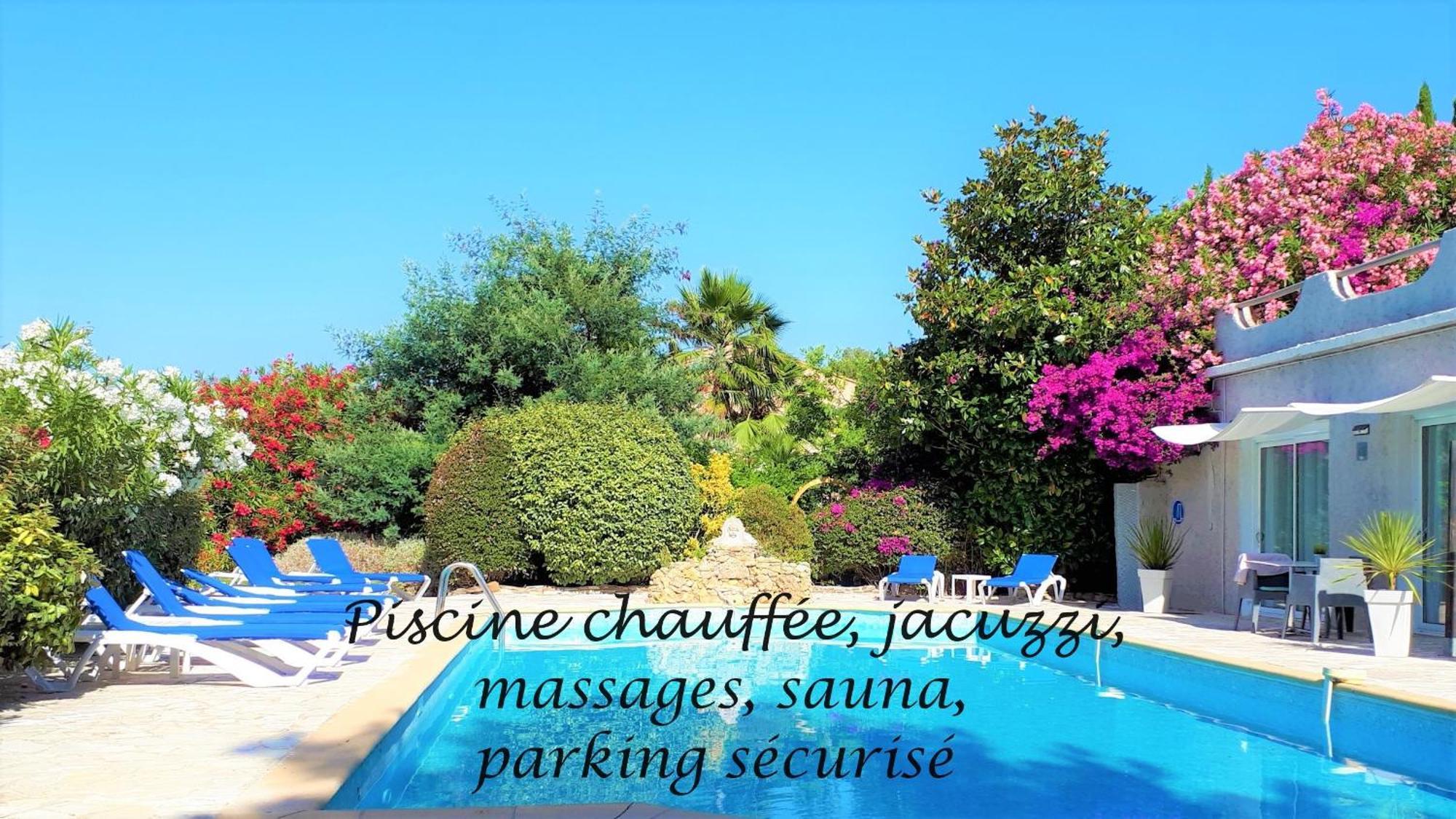 Hotel Les Jardins De Bormes, Sauna & Jacuzzi Luaran gambar
